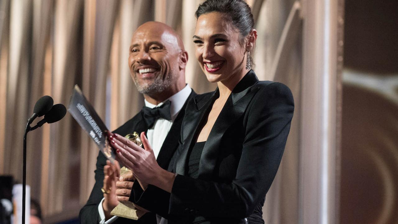 Gal Gadot Dwayne Johnson