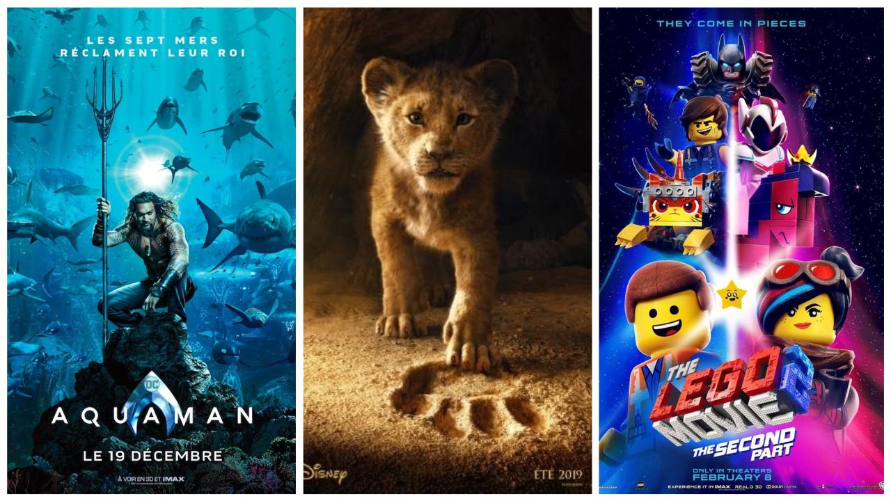 bandes annonce semaine : Aquaman, Roi Lion, Lego 2