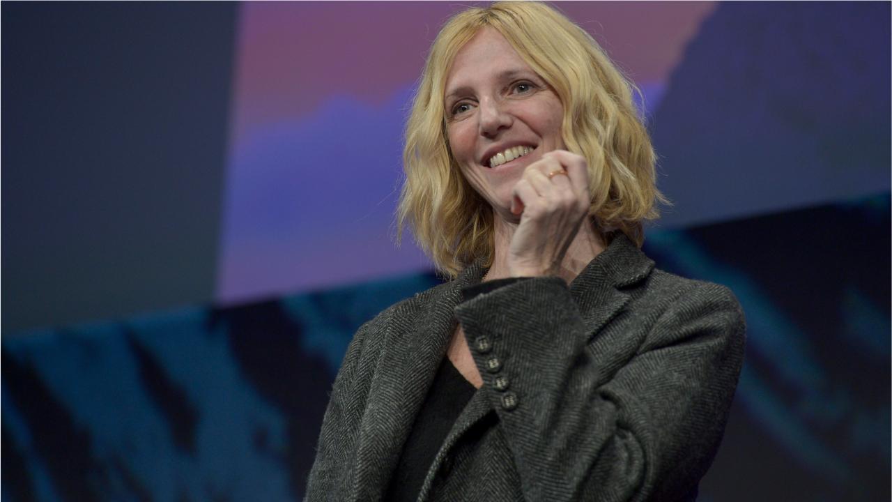 Sandrine Kiberlain assiste à la projection de Mon Bébé au Festival de l'Alpe d'Huez 2019 