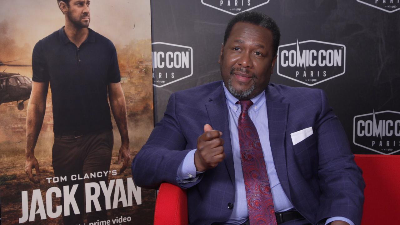 L'acteur Wendell Pierce qui joue l'agent James Greer dans la série Jack Ryan 