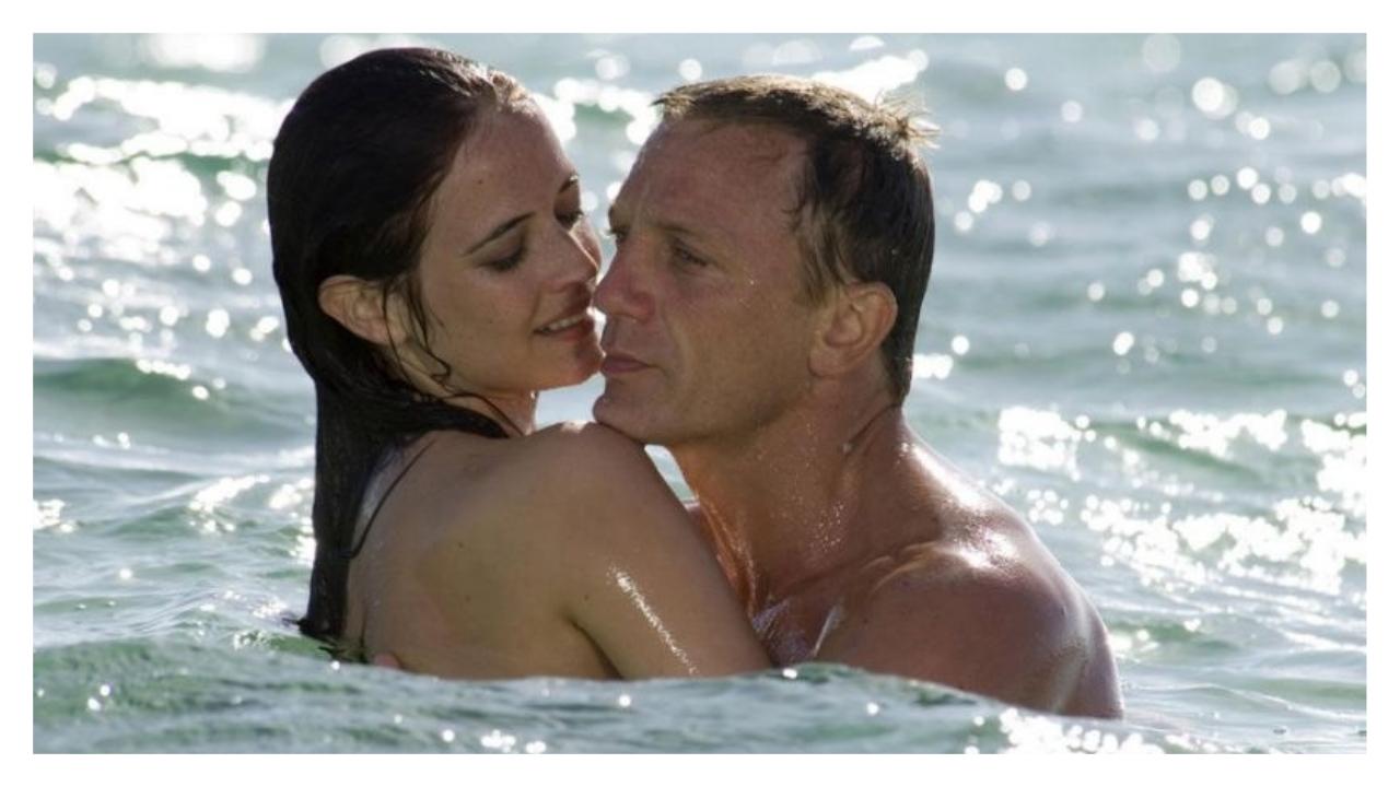 Eva Green et Daniel Craig dans Casino Royale de Martin Campbell