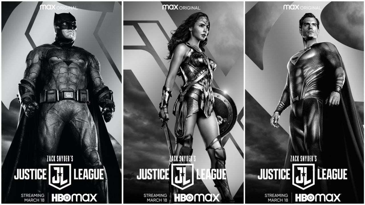 Justice League : affiches personnages