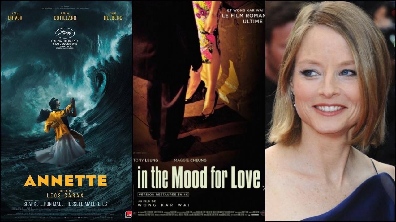 Aujourd'hui à Cannes : Annette en ouverture, In the Mood for Love et hommage à Jodie Foster