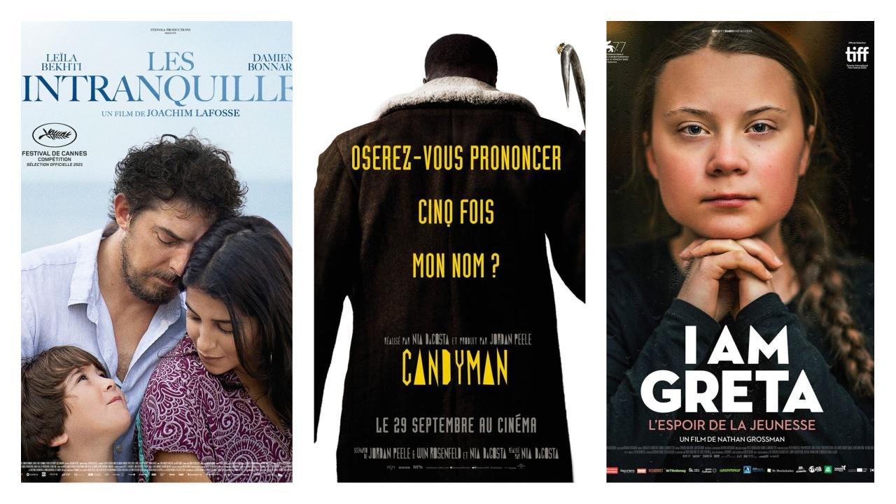 Affiche sorties de films mercredi 29 septembre 2021