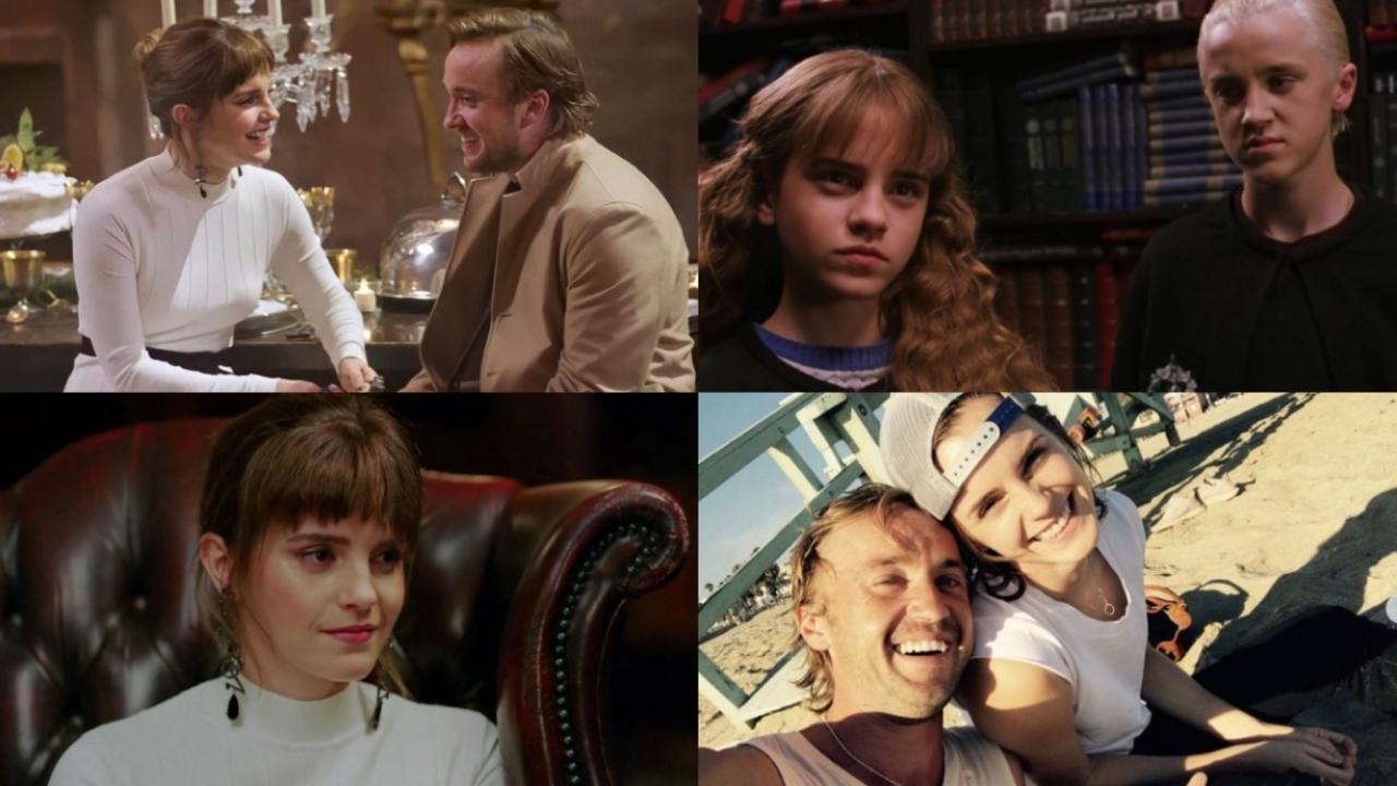 Harry Potter : Emma Watson raconte son coup de foudre pour Tom Felton sur le plateau