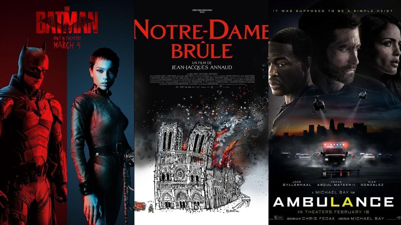 Box-office français du 29 mars : The Batman tient tête à Notre-Dame brûle et Ambulance