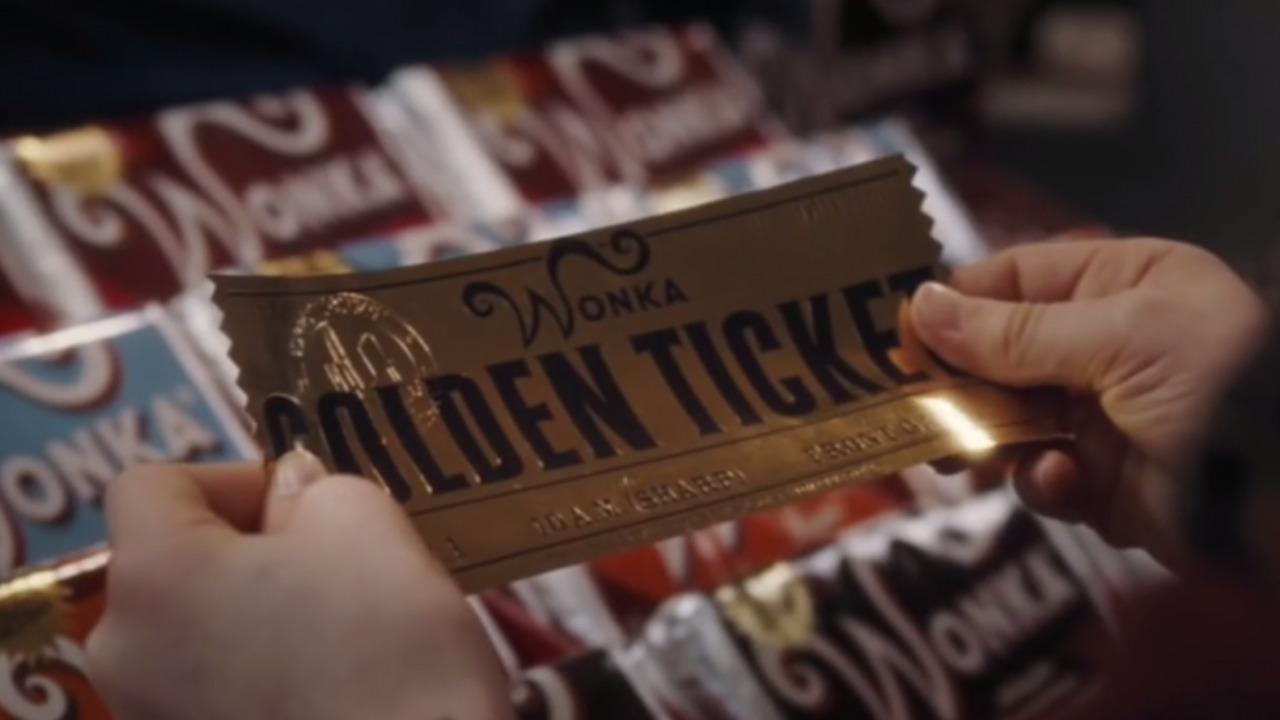 Golden ticket Willy Wonka