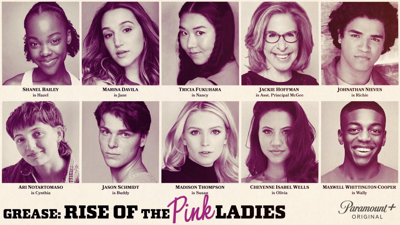 Le casting de Grease: Rise of the Pink Ladies