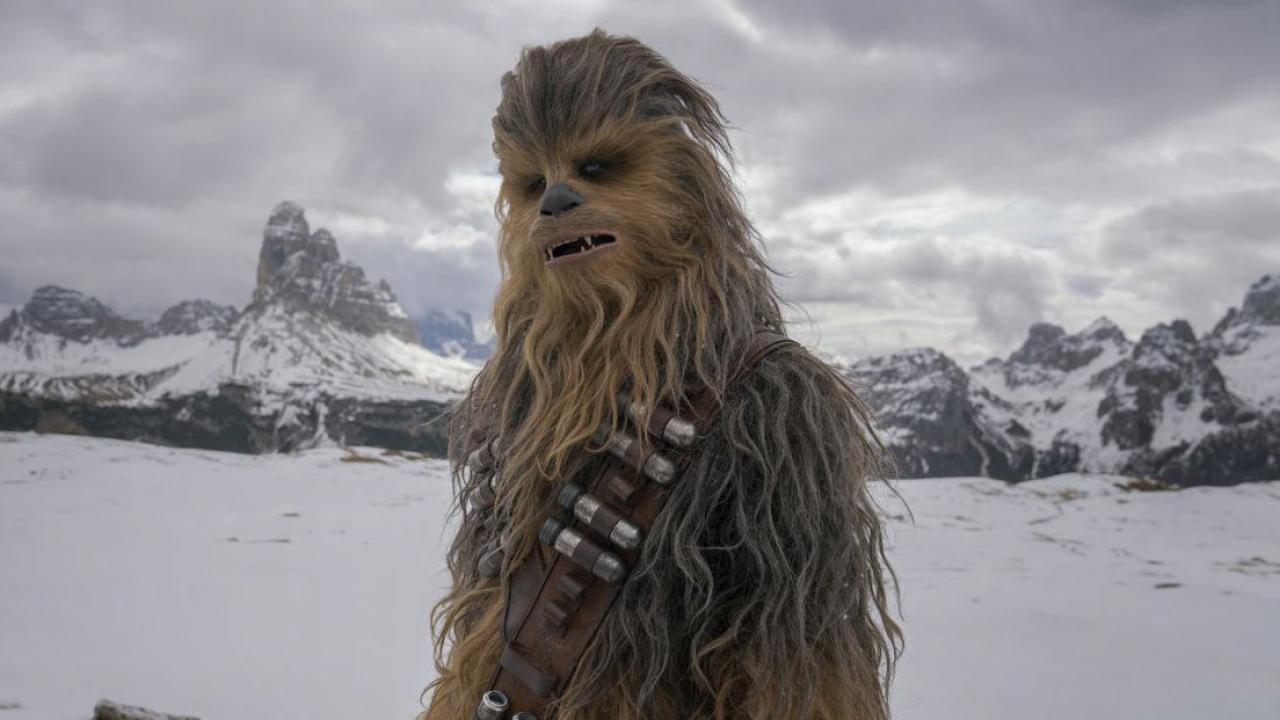 Chewbacca dans Solo: A Star Wars Story.