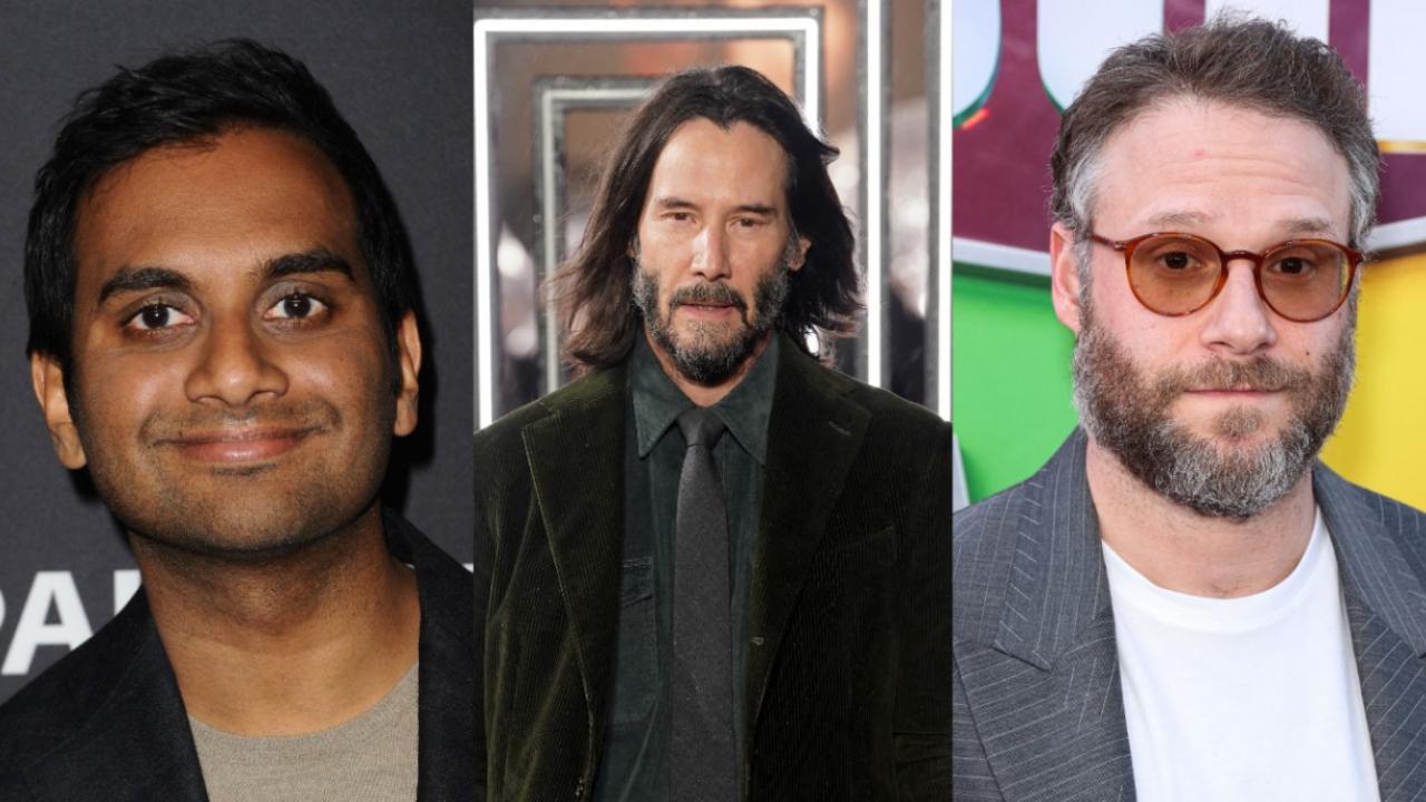 Le premier film d'Aziz Ansari sera finalement avec Seth Rogen et Keanu Reeves