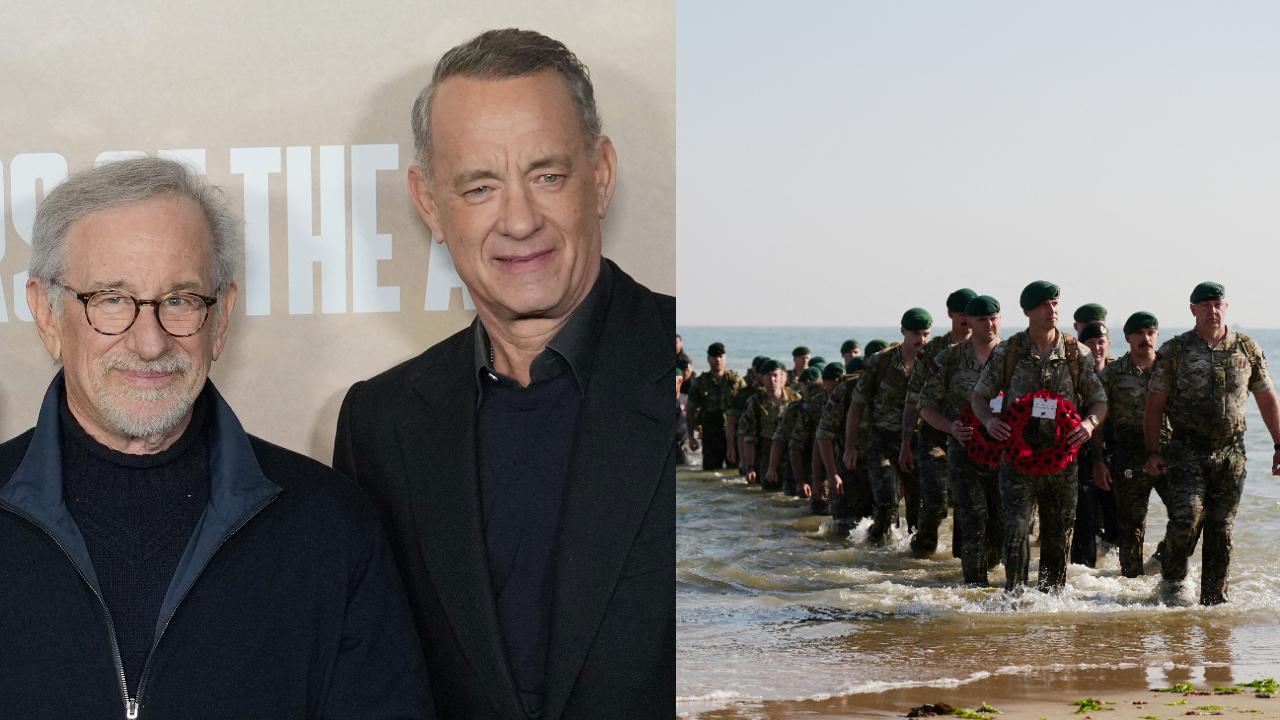 Steven Spielberg et Tom Hanks se retrouvent en Normandie pour les 80 ans du débarquement 