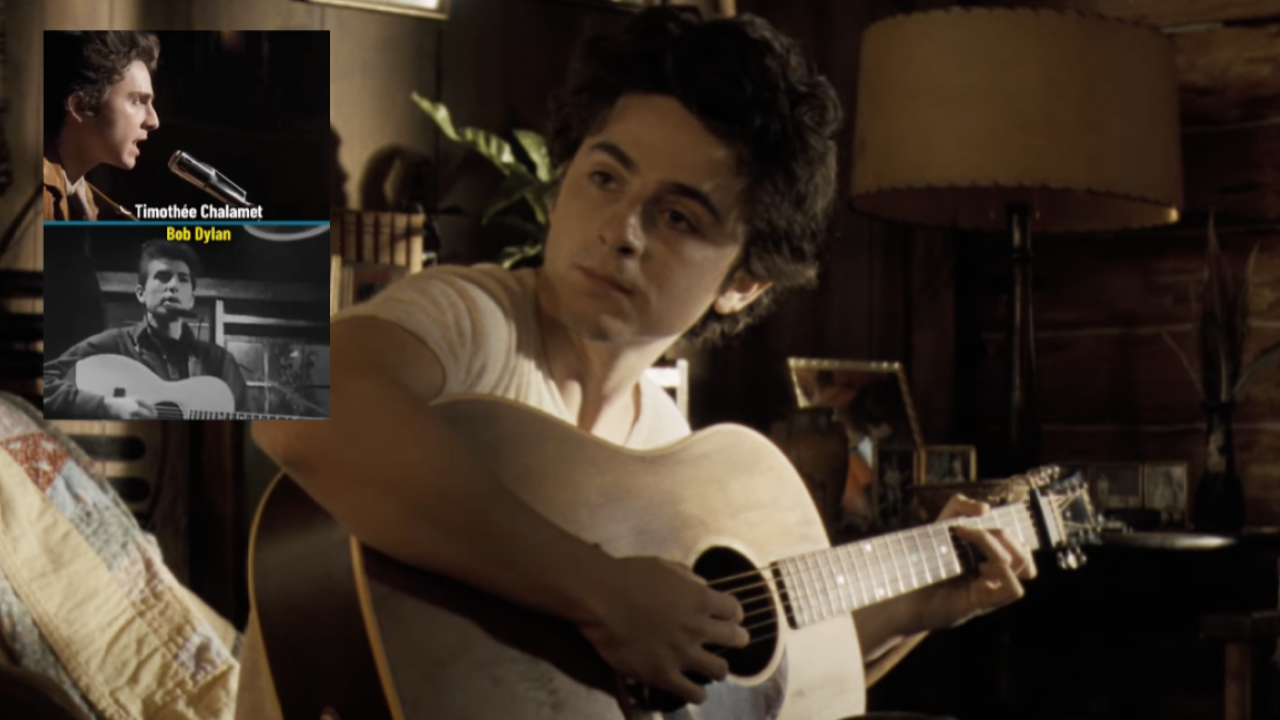 Timothée Chalamet chante bien dans A Complete Unknown : vidéo comparative avec Bob Dylan