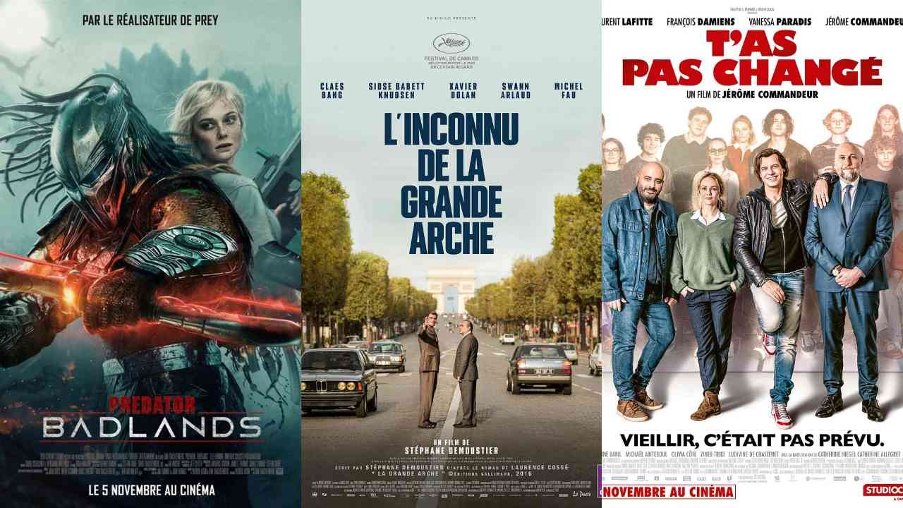 Affiches Sorties de la semaine du 5 novembre 2025