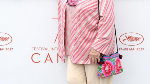 Agnès Varda à Cannes en 2017