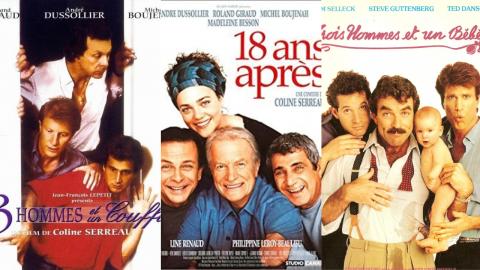 Trois hommes et un couffin (1985)/18 ans après (2003)/Trois hommes et un bébé (1987)