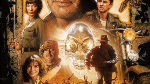 Poster de Drew Struzan pour Indiana Jones et le Royaume du Crâne de Cristal  (2008)