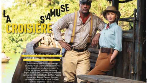 Première n° 520 : Rencontre avec Emily Blunt et Dwayne Johnson pour Jungle Cruise