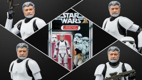 George Lucas en Stormtrooper - Hasbro