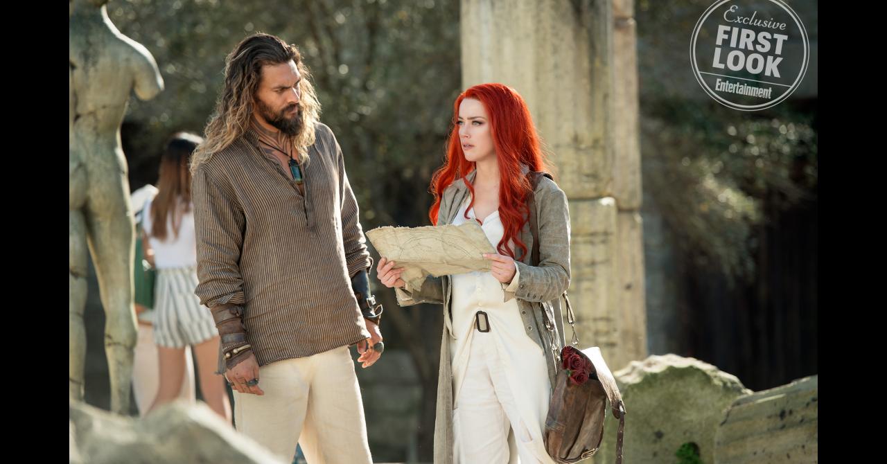 Aquaman - Jason Momoa et Amber Heard