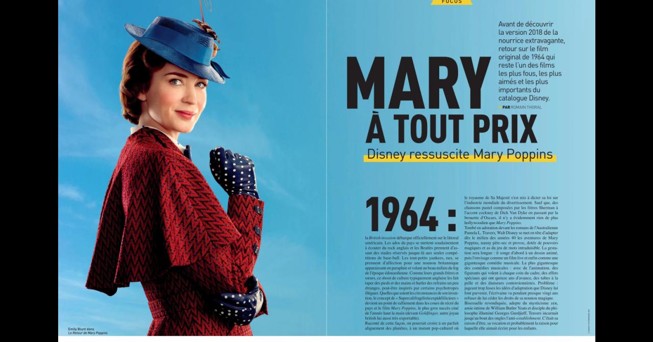 Première n°491 : Focus sur Le Retour de Mary Poppins