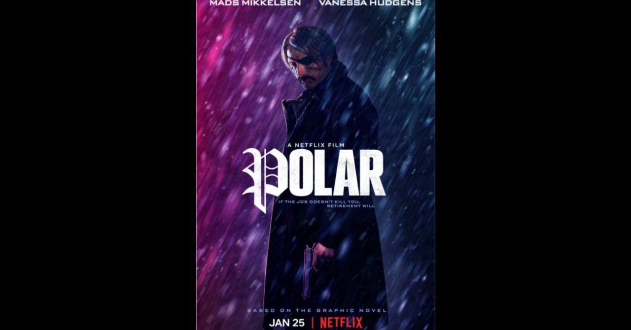 Affiche Polar Mads Mikkelsen Netflix