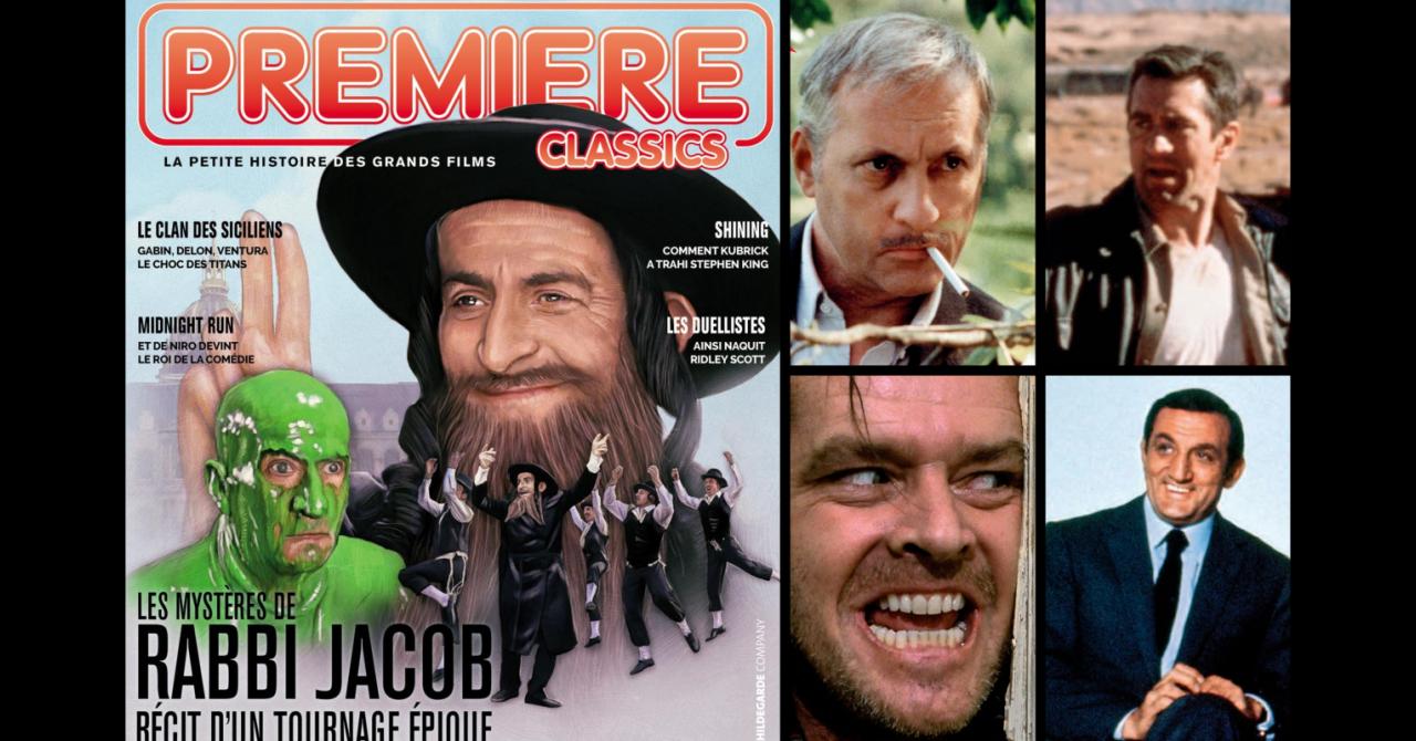 Sommaire du Première Classics n°6 : Rabbi Jacob, Shining, Midnight Run, Michel Serrault…