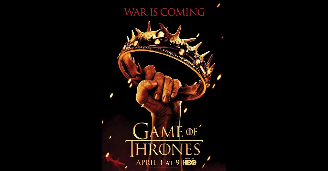 Game of thrones poster saison 2