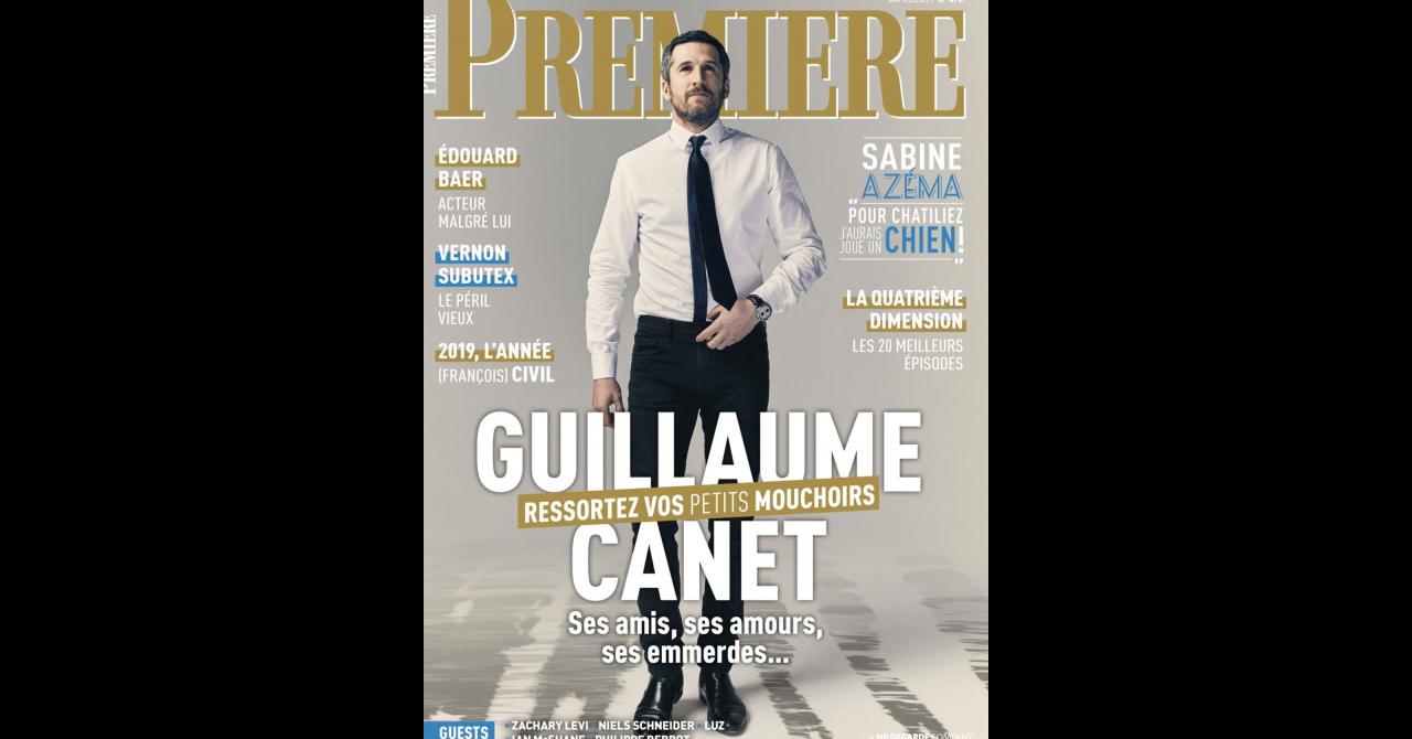 Première n°495 : Guillaume Canet est en une