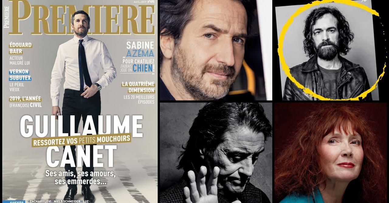 Sommaire de Première n°495 : Guillaume Canet, Vernon Subutex, Sabine Azéma, François Civil, Edouard Baer, Ian McShane…