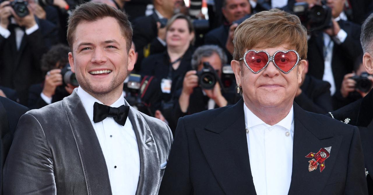 Cannes 2019 : Elton John et Taron Egerton sur le tapis rouge de Rocketman