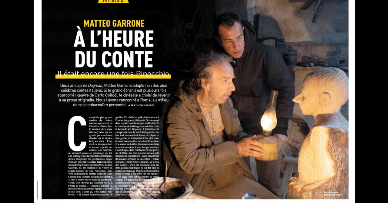 Sommaire de Première n°505 : Interview de Matteo Garrone