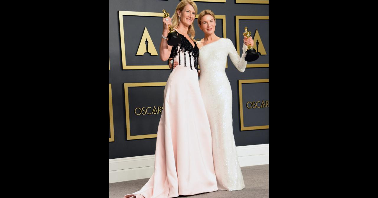 Oscars 2020 : Laura Dern (meilleur second rôle féminin) et Renee Zellweger (meilleure actrice)