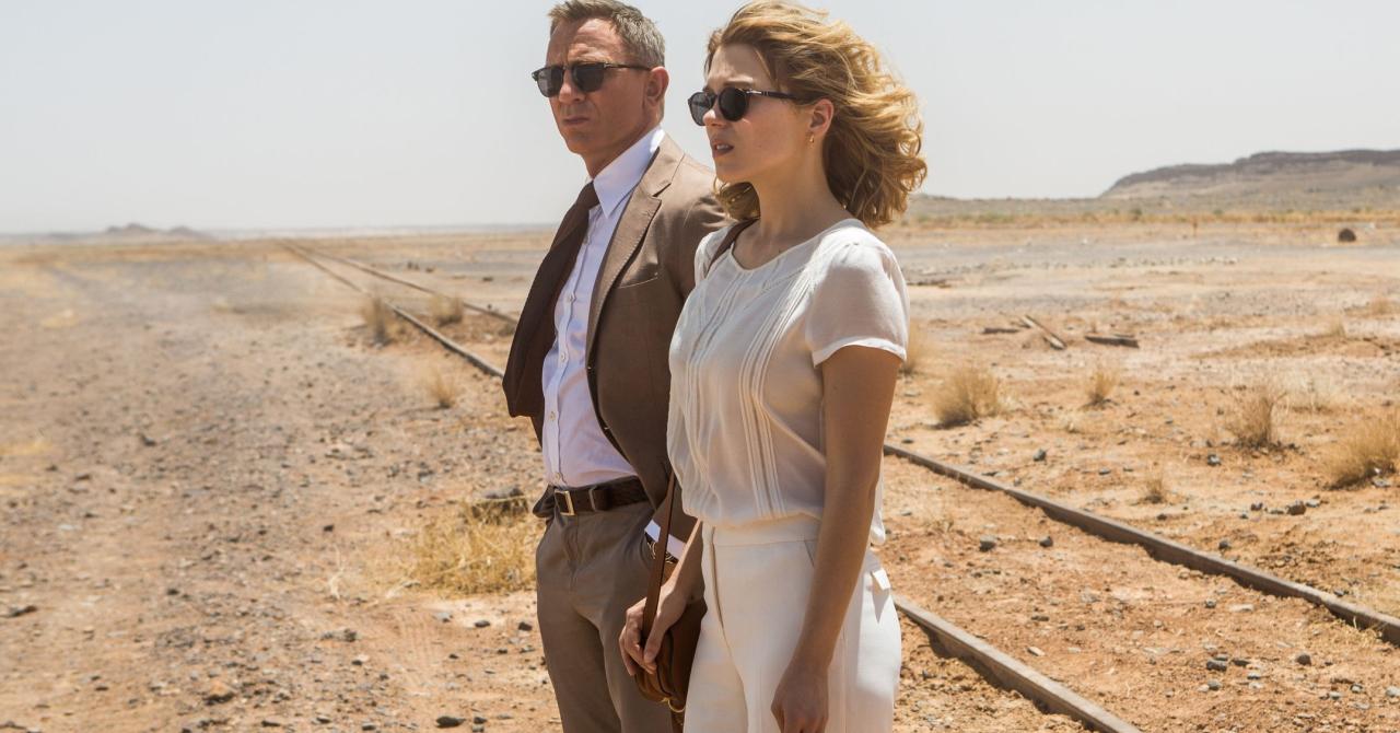 Léa Seydoux et Daniel Craig dans 007 Spectre (2015)