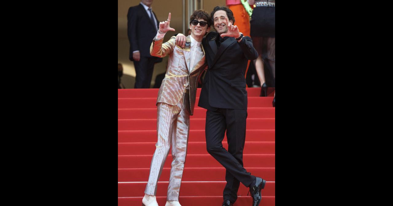 Cannes 2021 : Timothée Chalamet et Adrien Brody