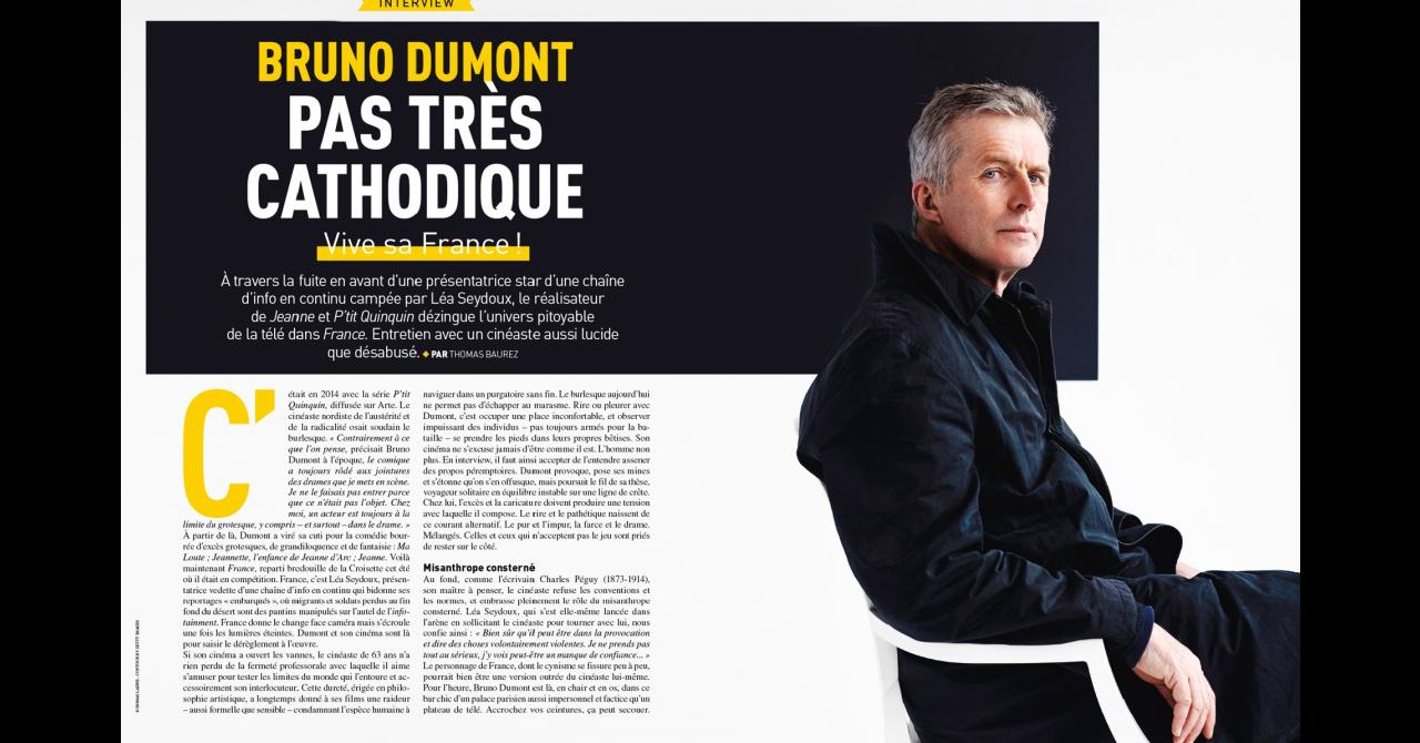 Première n°521 :  Interview de Bruno Dumont (France)