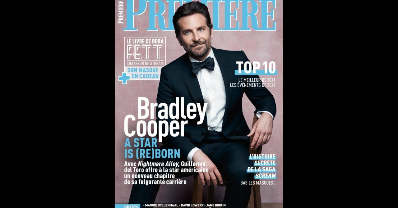 Première n°525 : Bradley Cooper est en couverture du numéro de janvier 2022