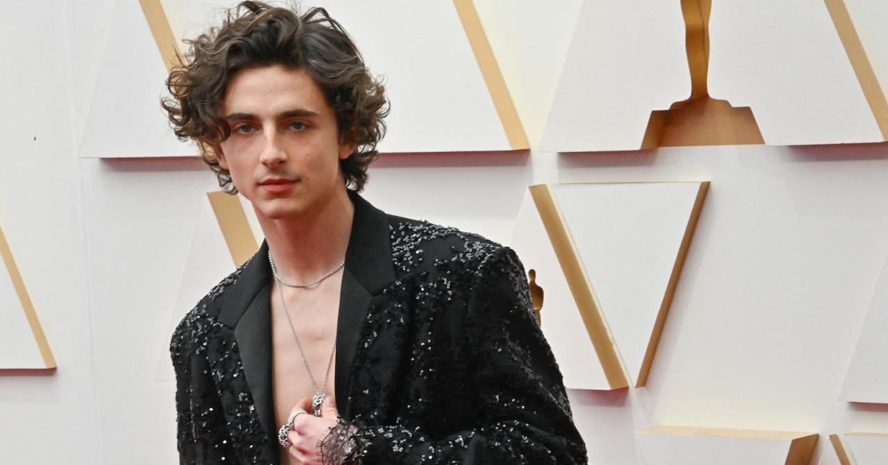 Timothée Chalamet aux Oscars 2022