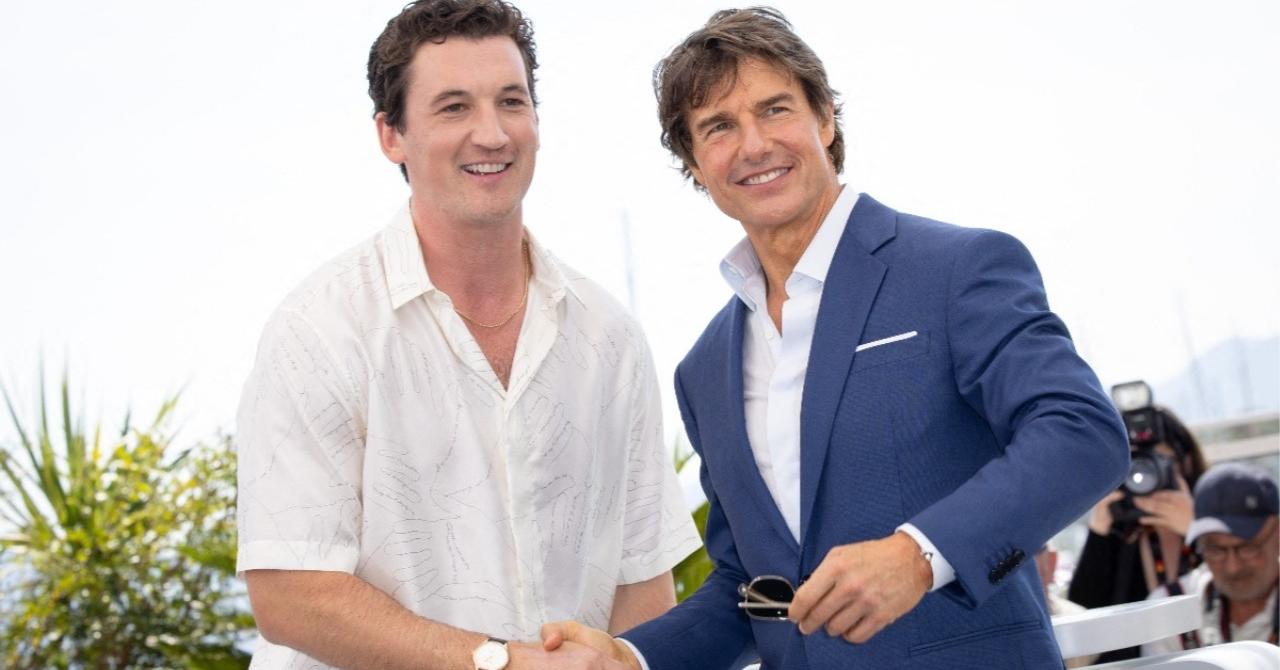 Cannes 2022, jour 2 : Tom Cruise et Miles Teller, l'une des jeunes recrues de Top Gun : Maverick