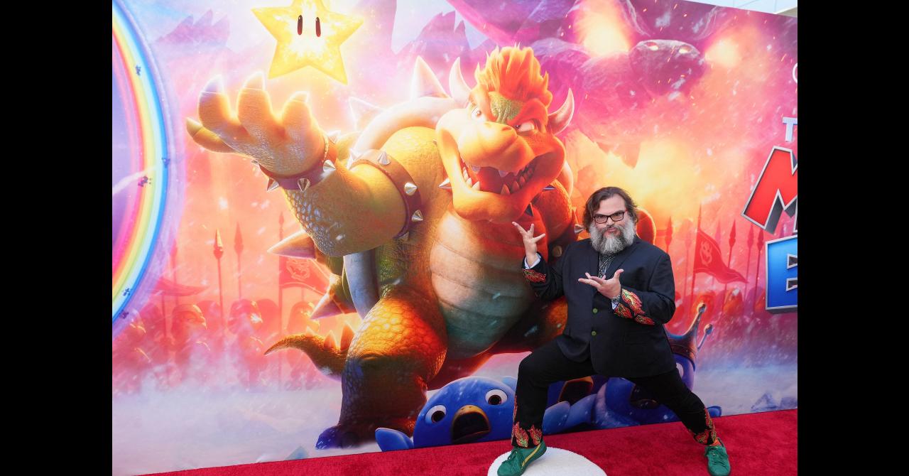 Jack Black s'amuse comme un fou en Bowser pendant la promo de Super Mario Bros