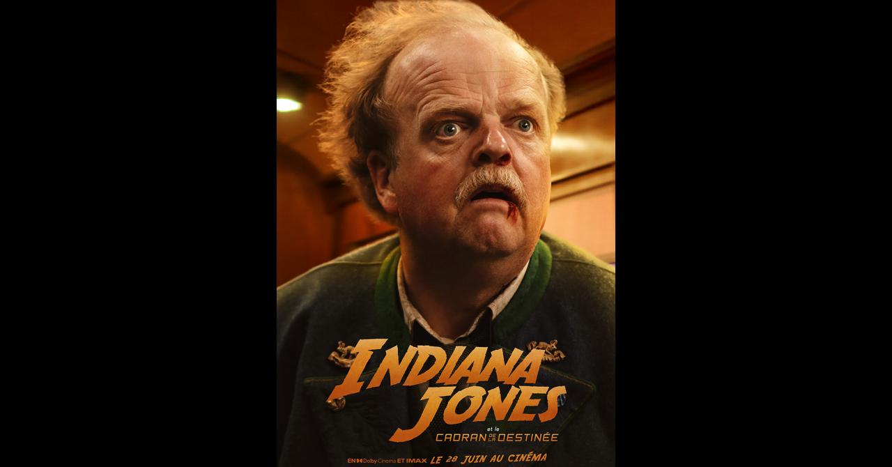 Indiana Jones 5 s'affiche : Basil Shaw (Toby Jones)