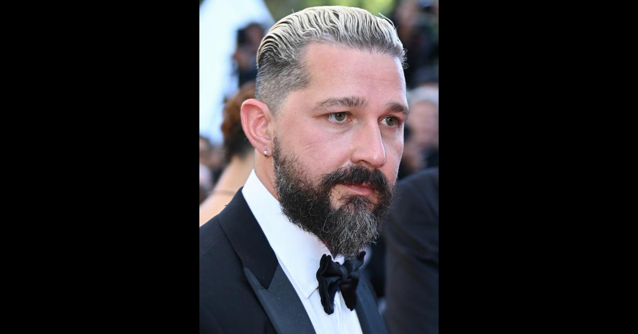 Shia LaBeouf à la montée des marches de Megalopolis