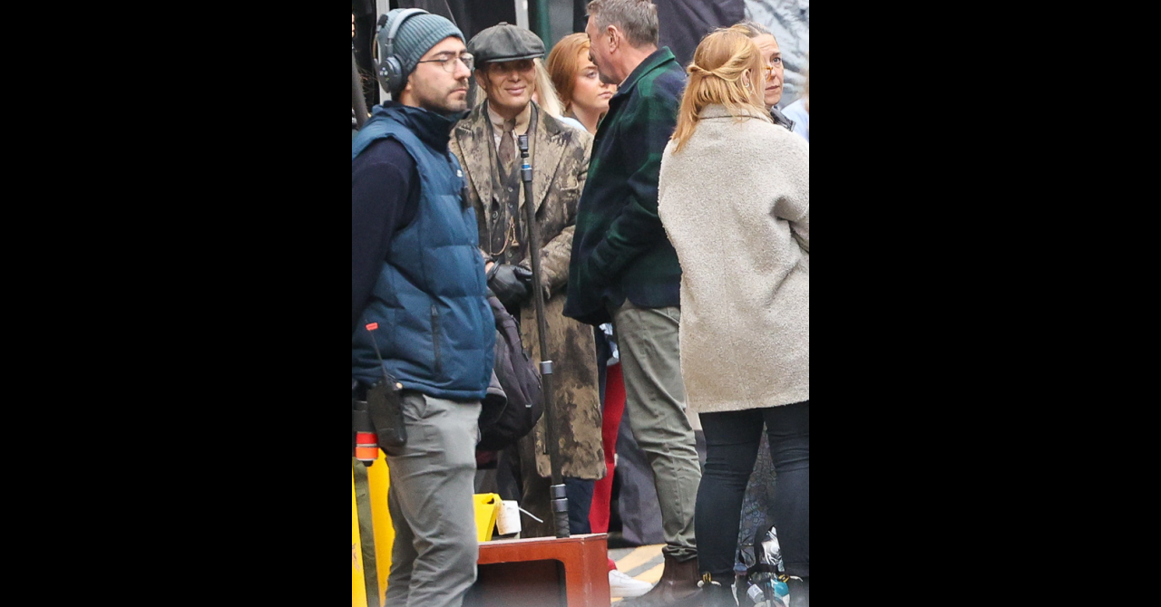 Cillian Murphy est en plein tournage du film Peaky Blinders [photos]