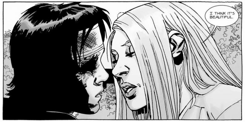 Walking dead comics carl lydia