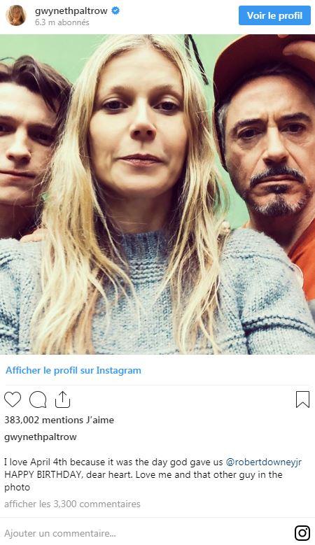 Gwyneth Paltrow trolle Tom Holland