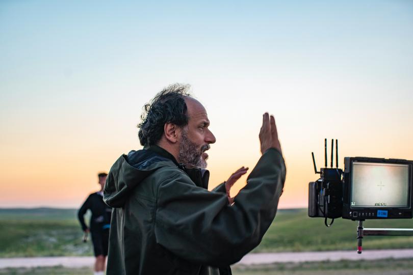 Luca Guadagnino sur le tournage de Bones and All