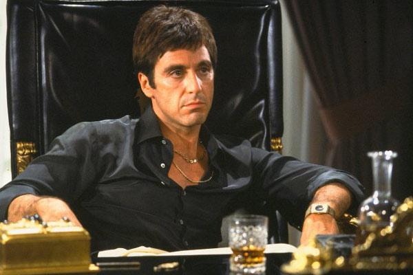 Al Pacino dans Scarface de Brian de Palma (1983)