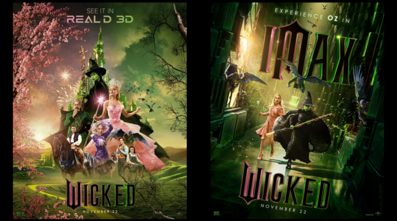 Universal refait enfin le poster culte de Wicked, avec Cynthia Erivo et Ariana Grande