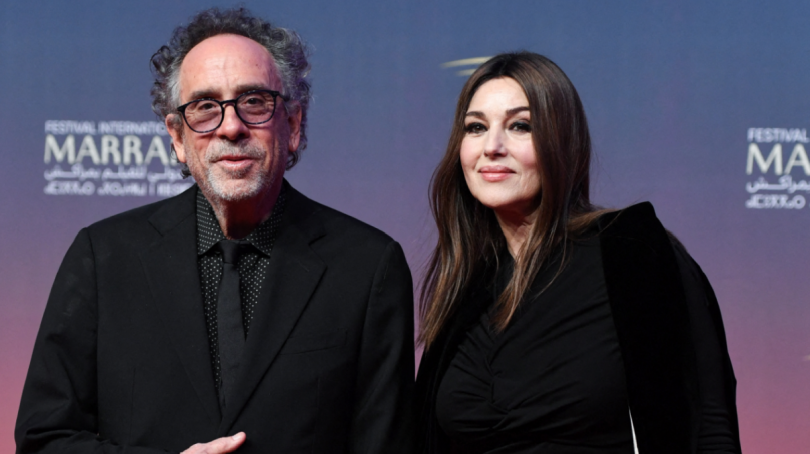 Tim Burton et Monica Bellucci au festival international du film de Marrakech 2024