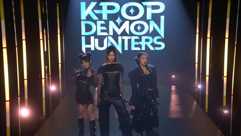 KPop Demon Hunters en live chanson